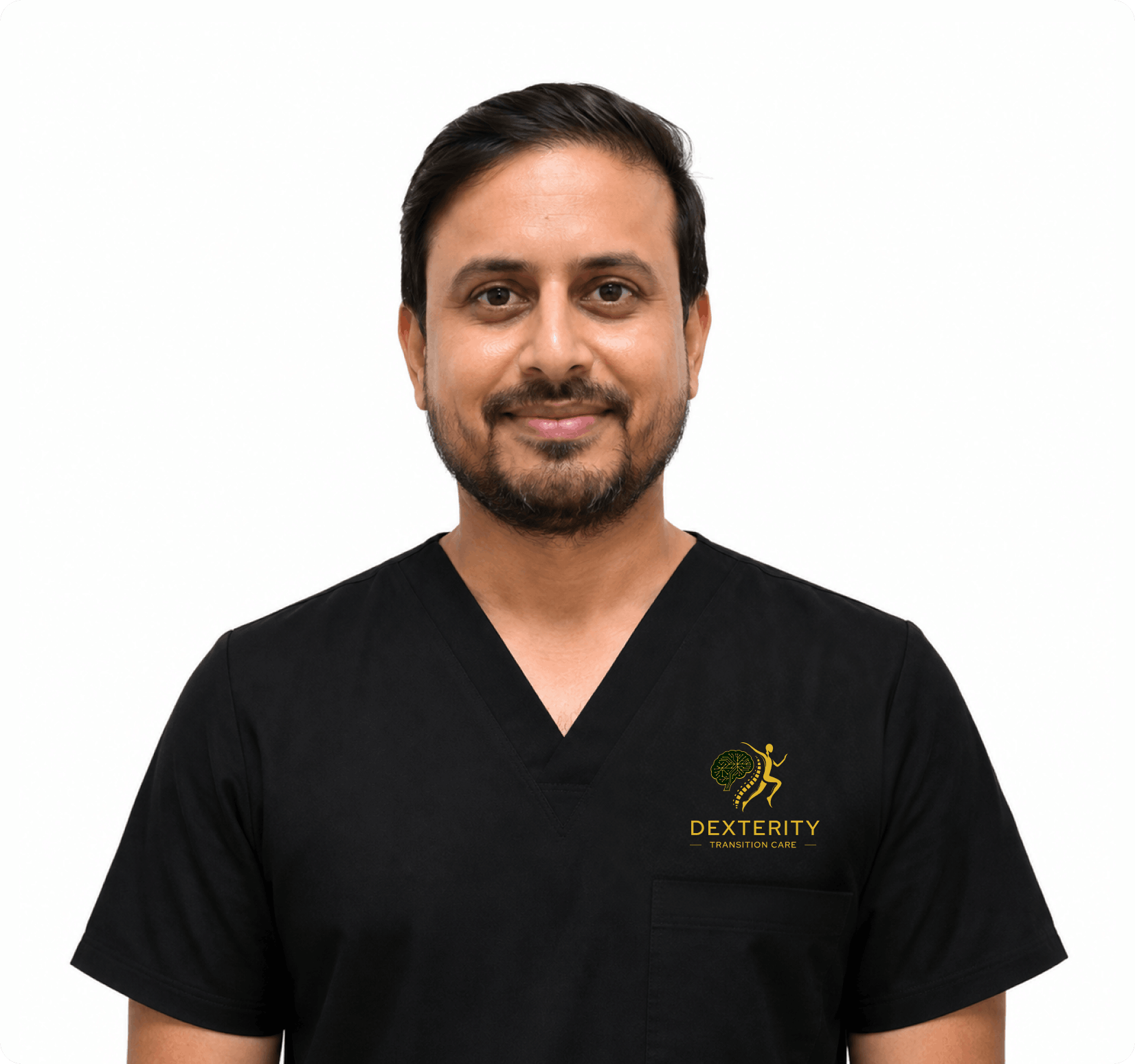 Dr. Awesh Reza, Head of Physiotherapy at Dexterity Transition Care